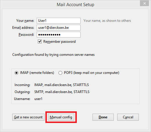 Mail Account Setup