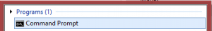 choose Command Prompt