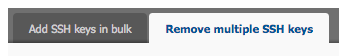 Remove multiple SSH keys