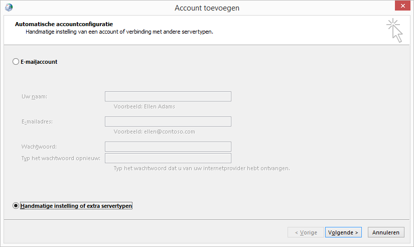 e-mail configureren