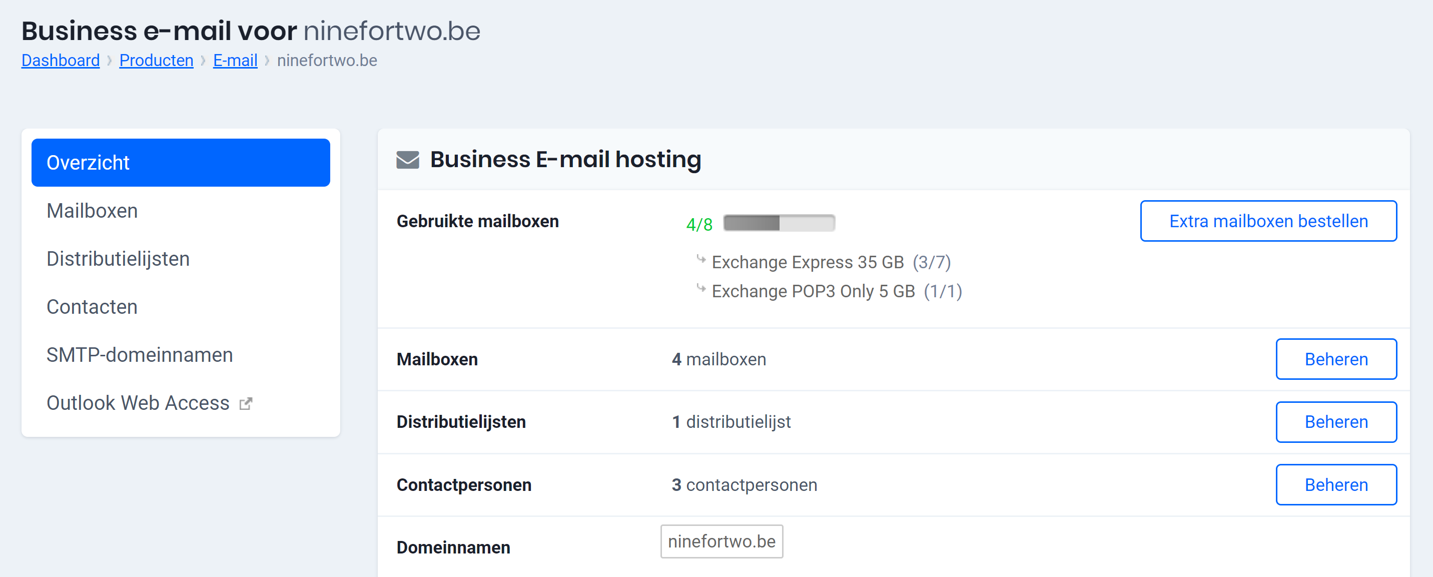 Outlook Web Access Exchange 